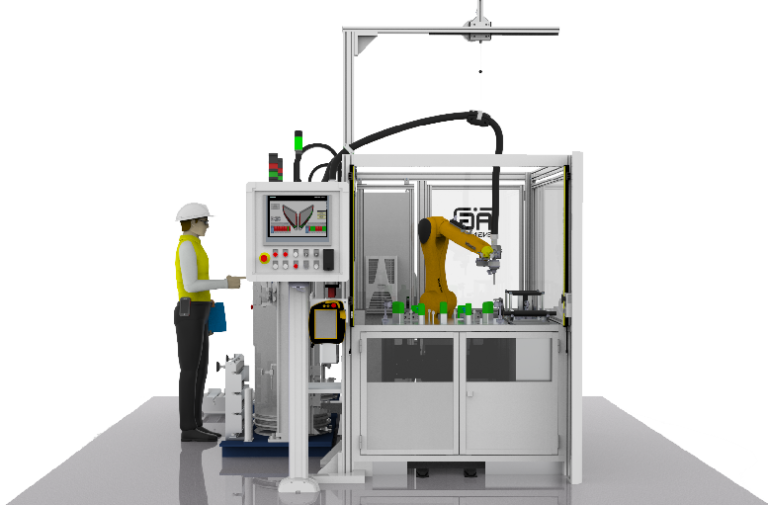 Priemyselna automatizacia AG-Engineer roboticke pracovisko