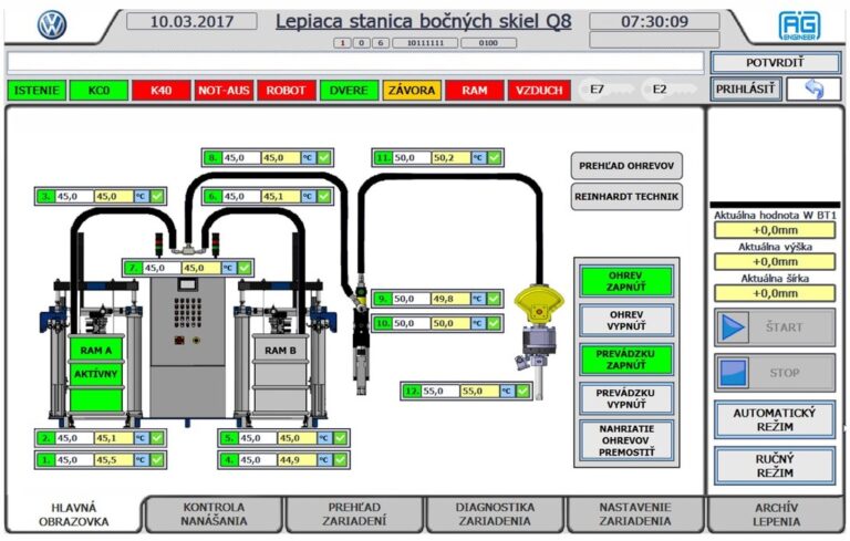 Robotic application of adhesive visualization